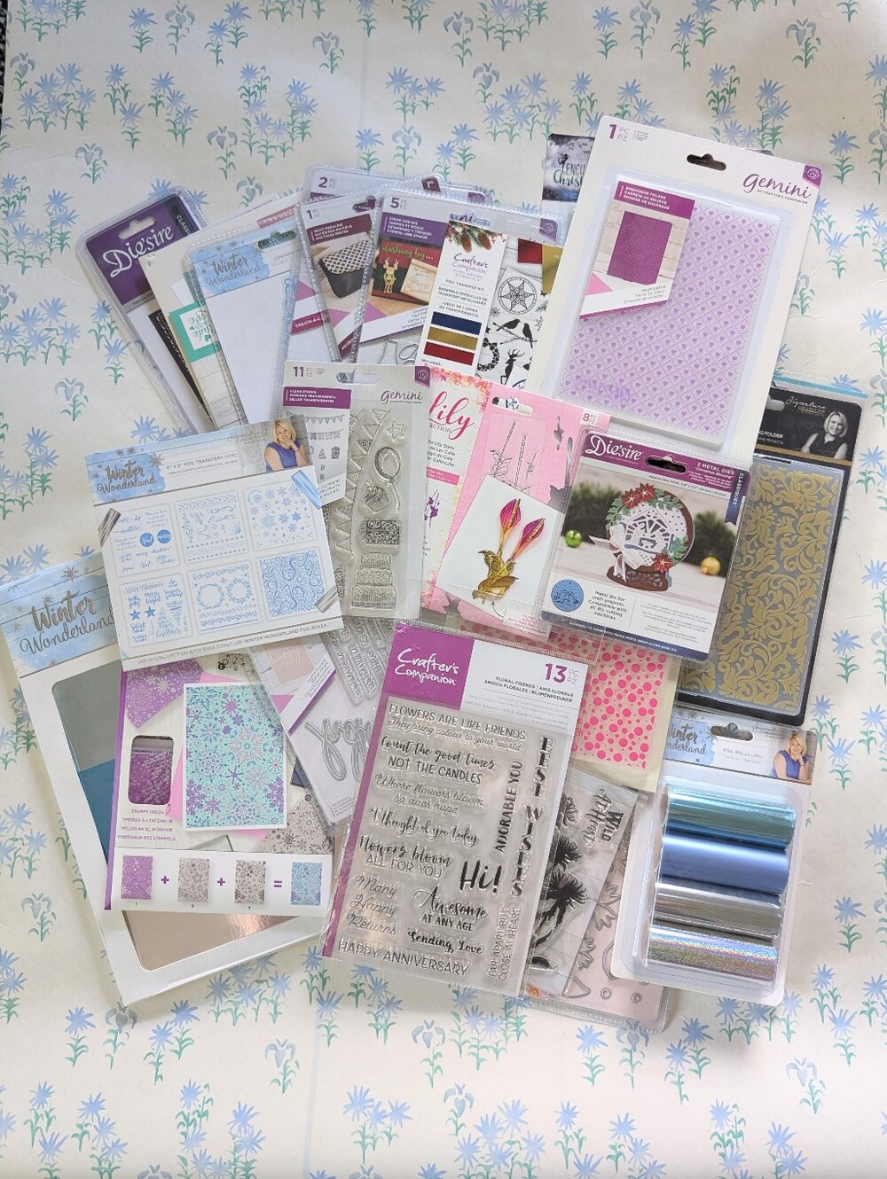 Lot Crafter's Companion Embossing Dies Metal Folders Stencils Stamps Foil NEW